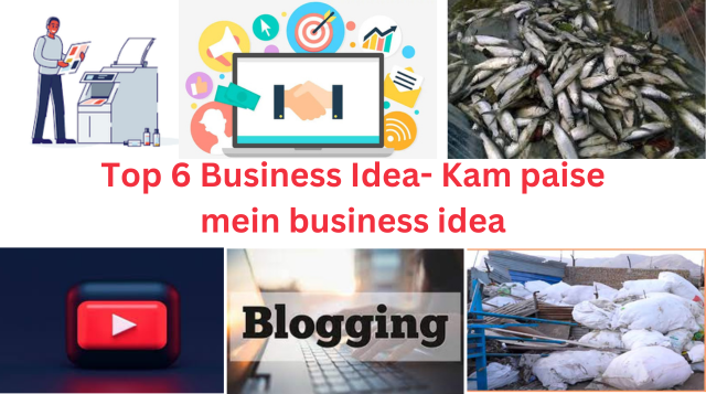 Top 6 Business Idea- Kam paise mein business idea